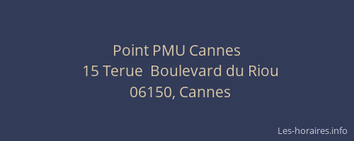Point PMU Cannes