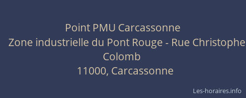 Point PMU Carcassonne