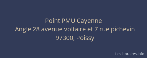 Point PMU Cayenne