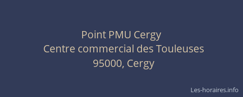Point PMU Cergy