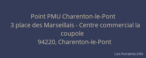 Point PMU Charenton-le-Pont