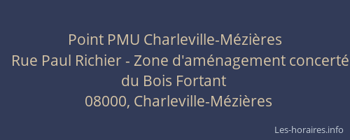 Point PMU Charleville-Mézières