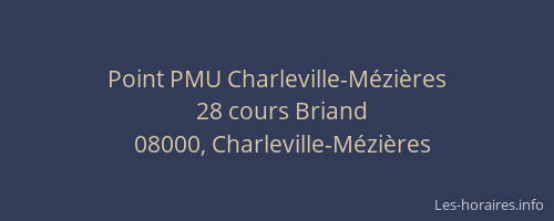 Point PMU Charleville-Mézières