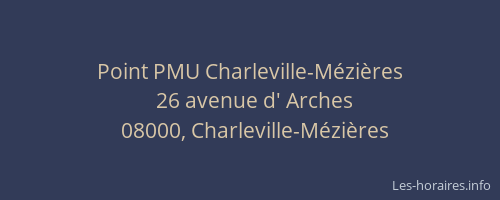 Point PMU Charleville-Mézières