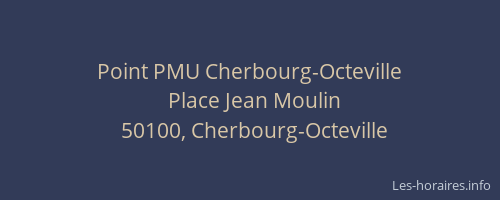 Point PMU Cherbourg-Octeville
