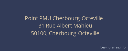 Point PMU Cherbourg-Octeville
