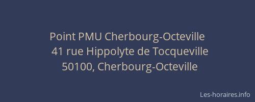Point PMU Cherbourg-Octeville