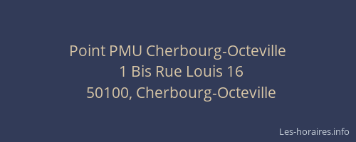 Point PMU Cherbourg-Octeville