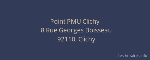 Point PMU Clichy