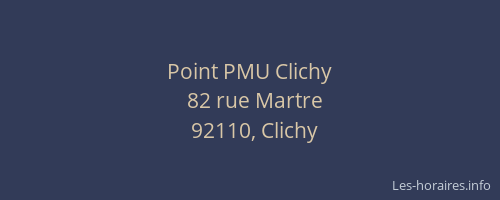 Point PMU Clichy