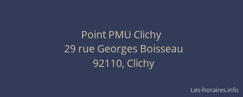 Point PMU Clichy
