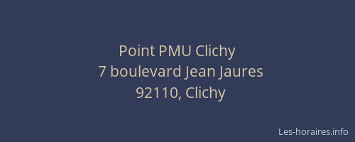 Point PMU Clichy