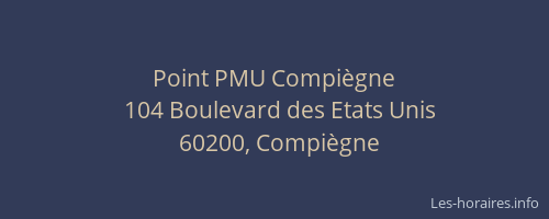 Point PMU Compiègne