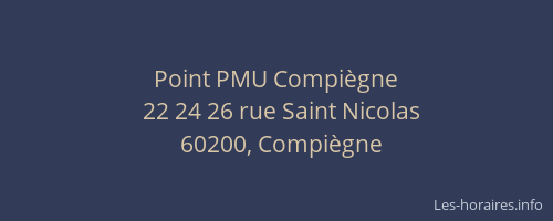 Point PMU Compiègne