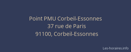 Point PMU Corbeil-Essonnes