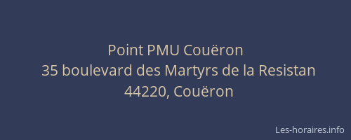 Point PMU Couëron