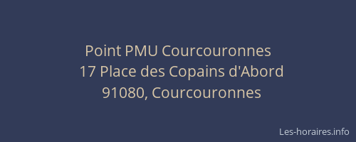 Point PMU Courcouronnes