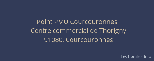 Point PMU Courcouronnes
