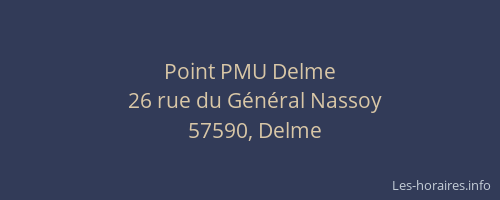 Point PMU Delme