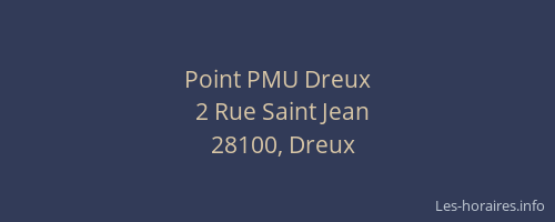 Point PMU Dreux