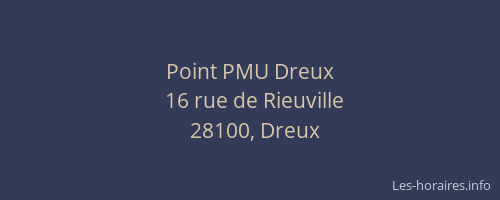 Point PMU Dreux