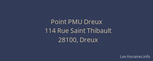 Point PMU Dreux
