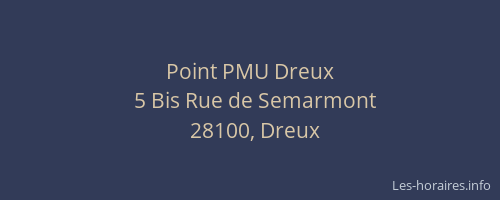 Point PMU Dreux