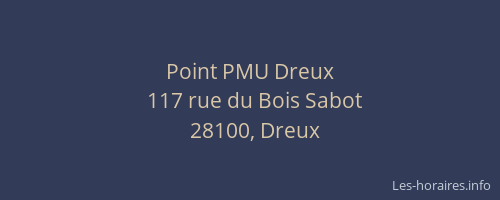 Point PMU Dreux