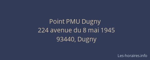 Point PMU Dugny