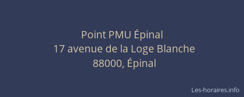 Point PMU &Eacute;pinal