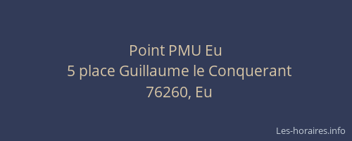 Point PMU Eu