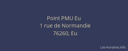 Point PMU Eu