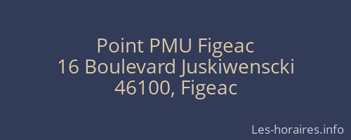 Point PMU Figeac