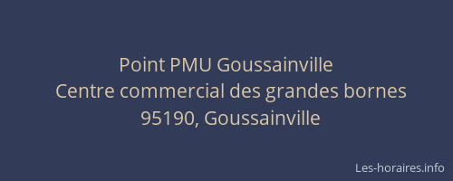 Point PMU Goussainville