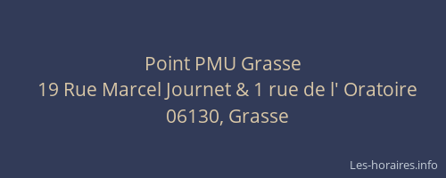 Point PMU Grasse