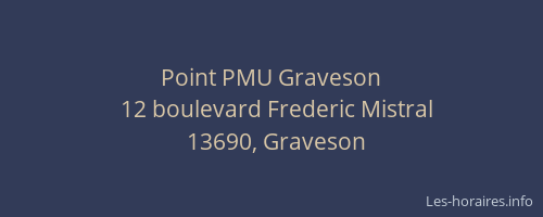 Point PMU Graveson