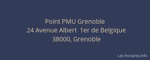 Point PMU Grenoble