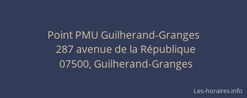 Point PMU Guilherand-Granges