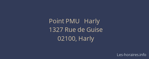 Point PMU   Harly