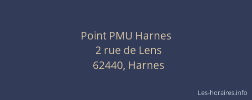 Point PMU Harnes