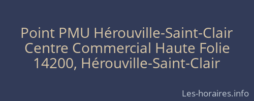 Point PMU H&eacute;rouville-Saint-Clair