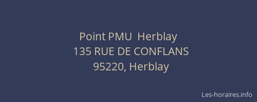 Point PMU  Herblay
