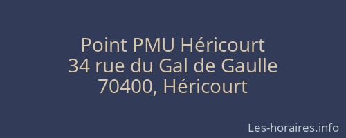 Point PMU Héricourt
