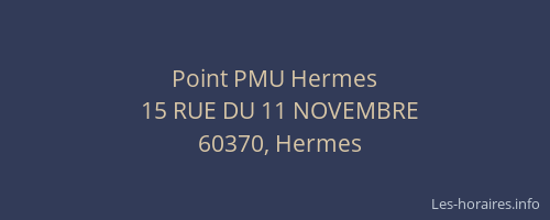 Point PMU Hermes