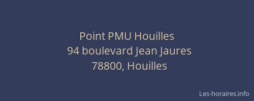 Point PMU Houilles