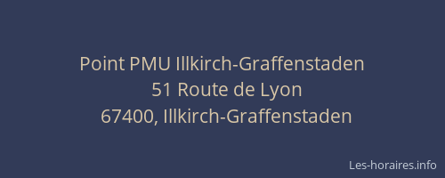Point PMU Illkirch-Graffenstaden