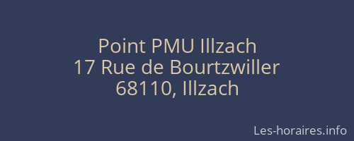 Point PMU Illzach