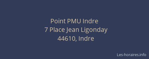Point PMU Indre
