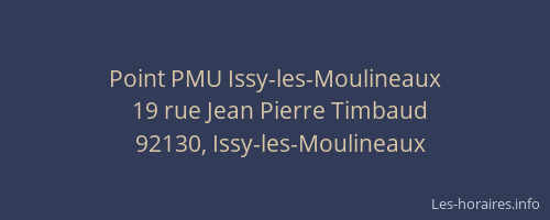 Point PMU Issy-les-Moulineaux