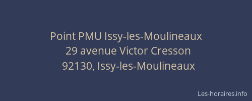 Point PMU Issy-les-Moulineaux